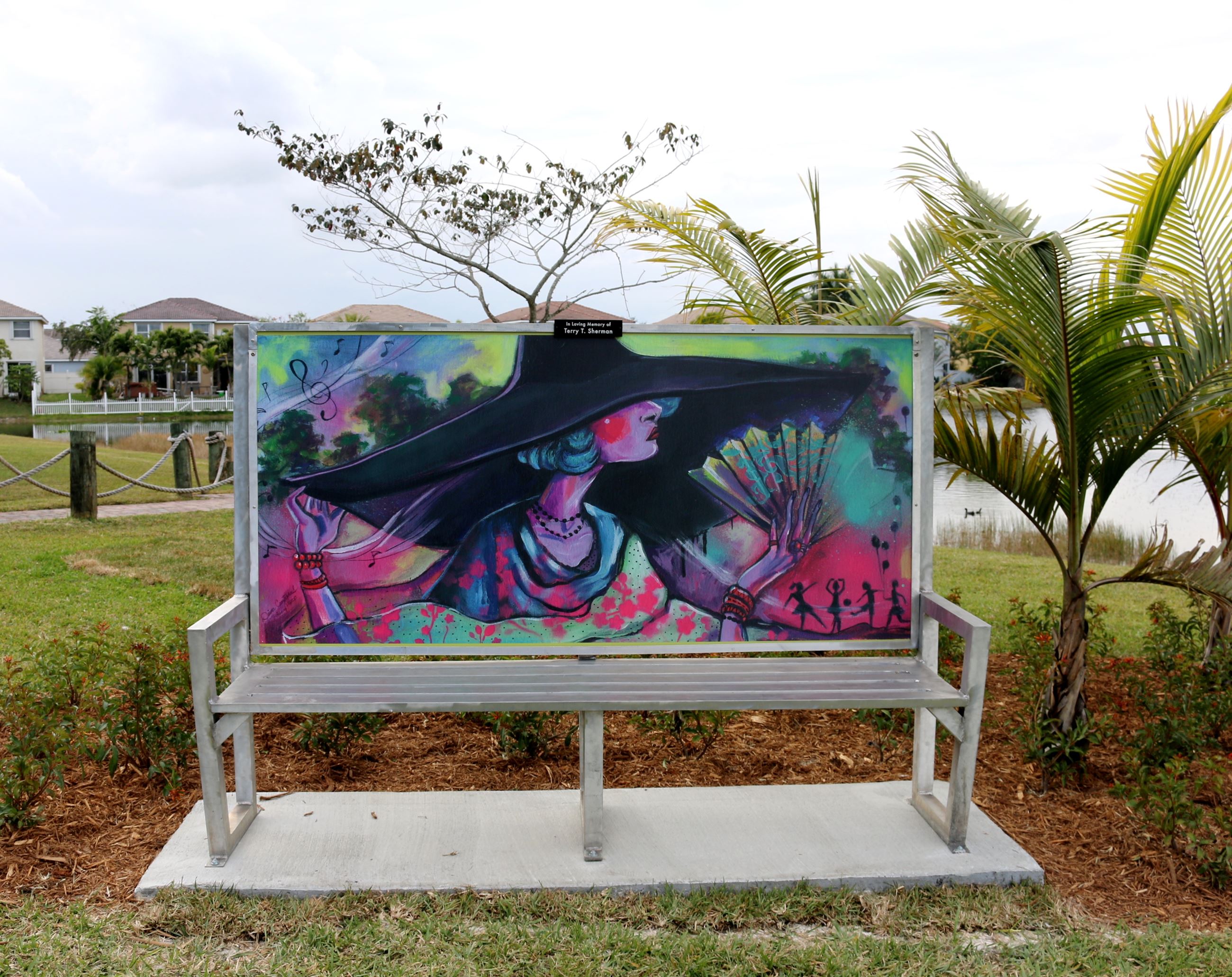 Bench at Armstrong Dream Park - Terry T. Sherman
