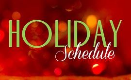 holiday-schedule
