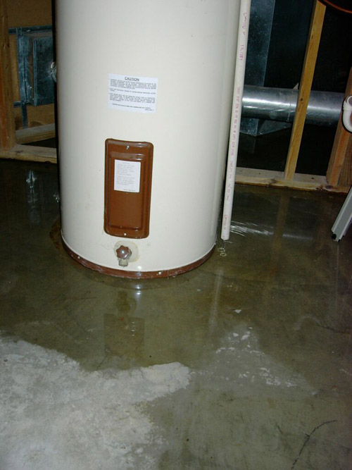 Hot Water Heater Leak