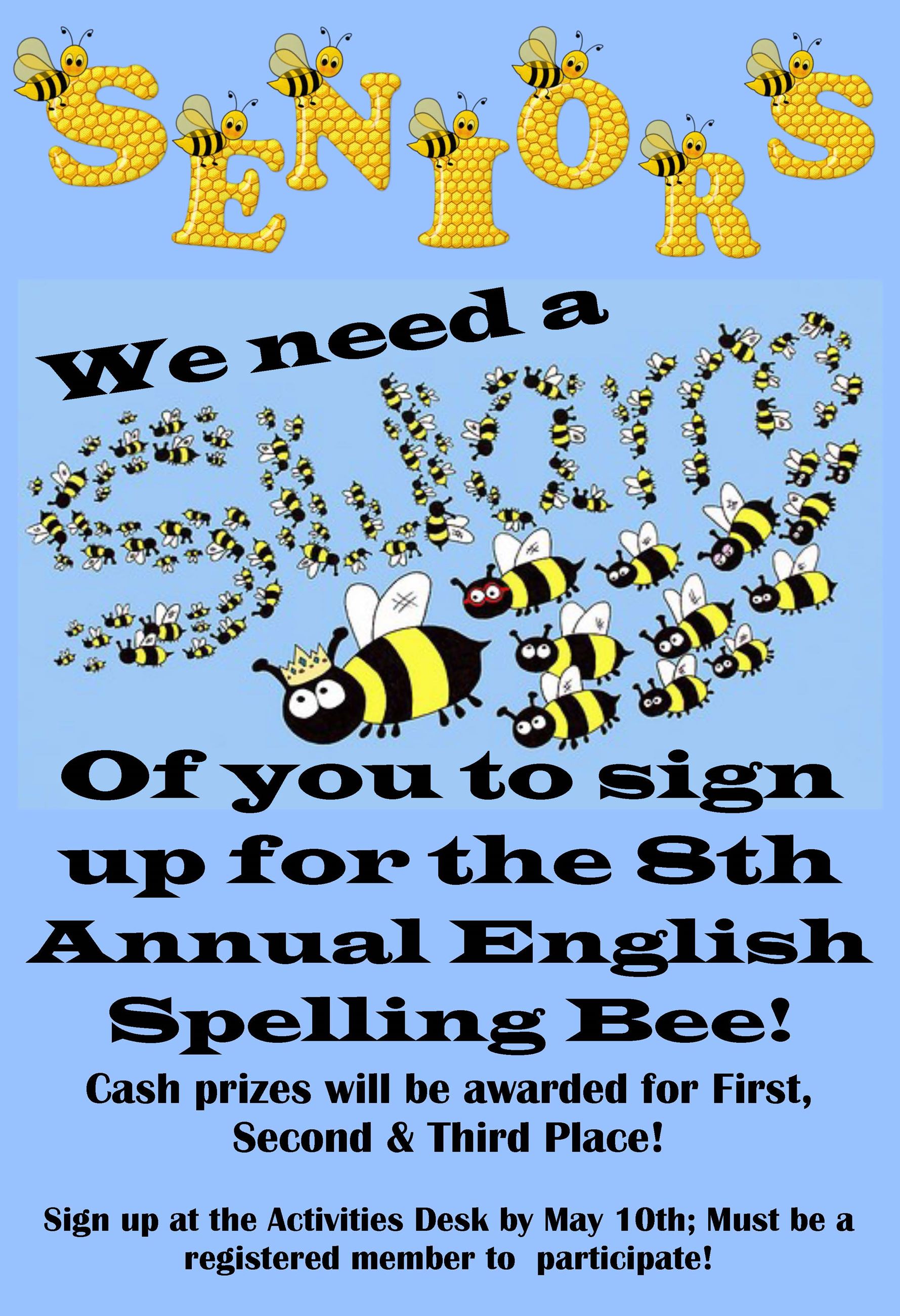 8th Annual English Spelling Bee 5-15-18