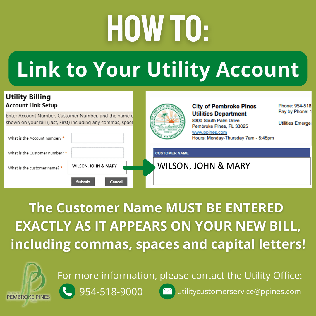 How to Link to Your Utility Account Graphic Final